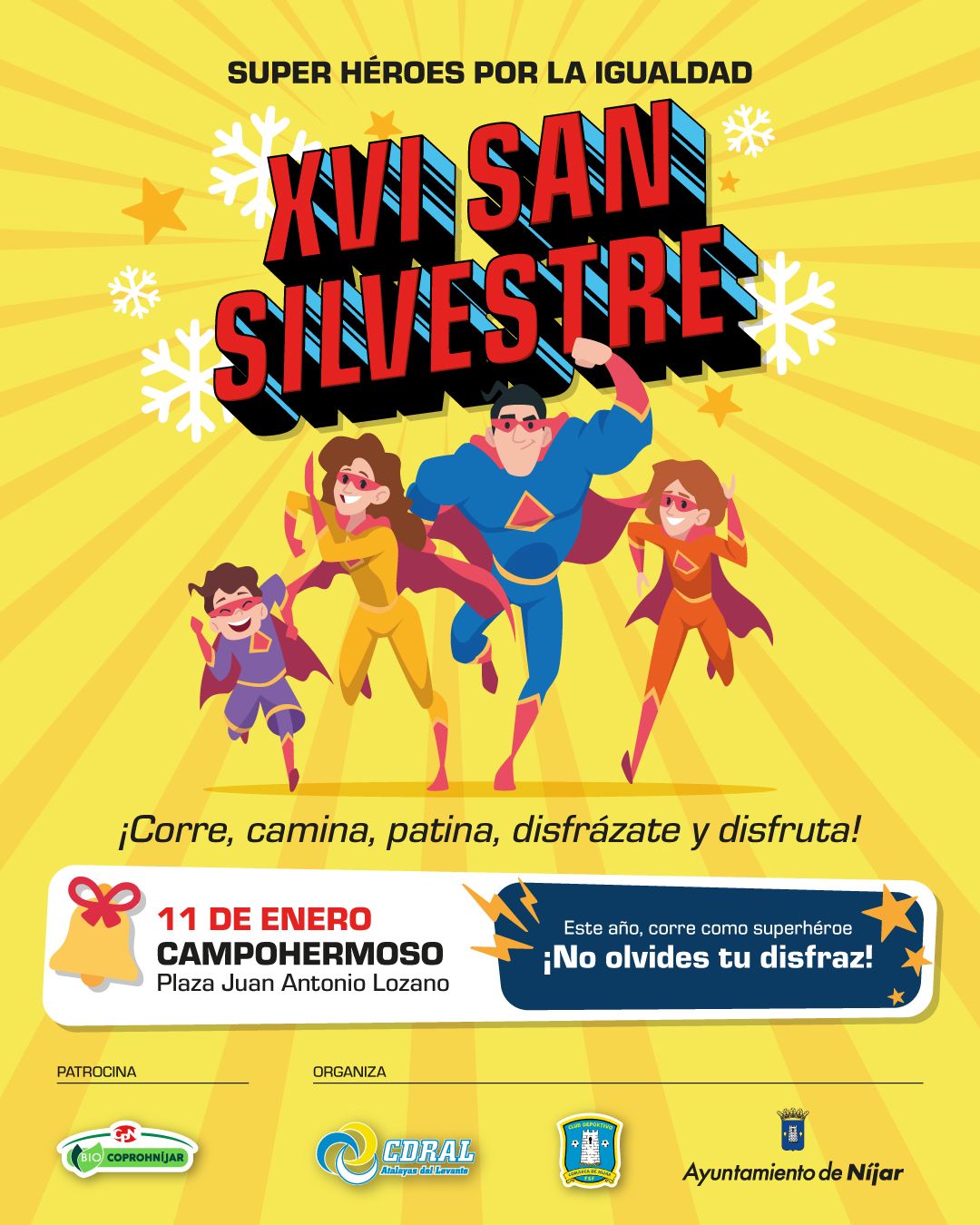 XVI SAN SILVESTRE NÍJAR POR LA IGUALDAD